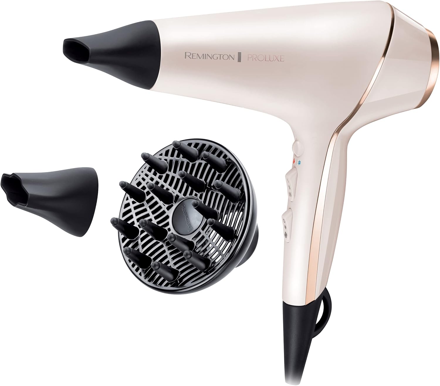 Remington - secador profesional iónico 2400W con difusor