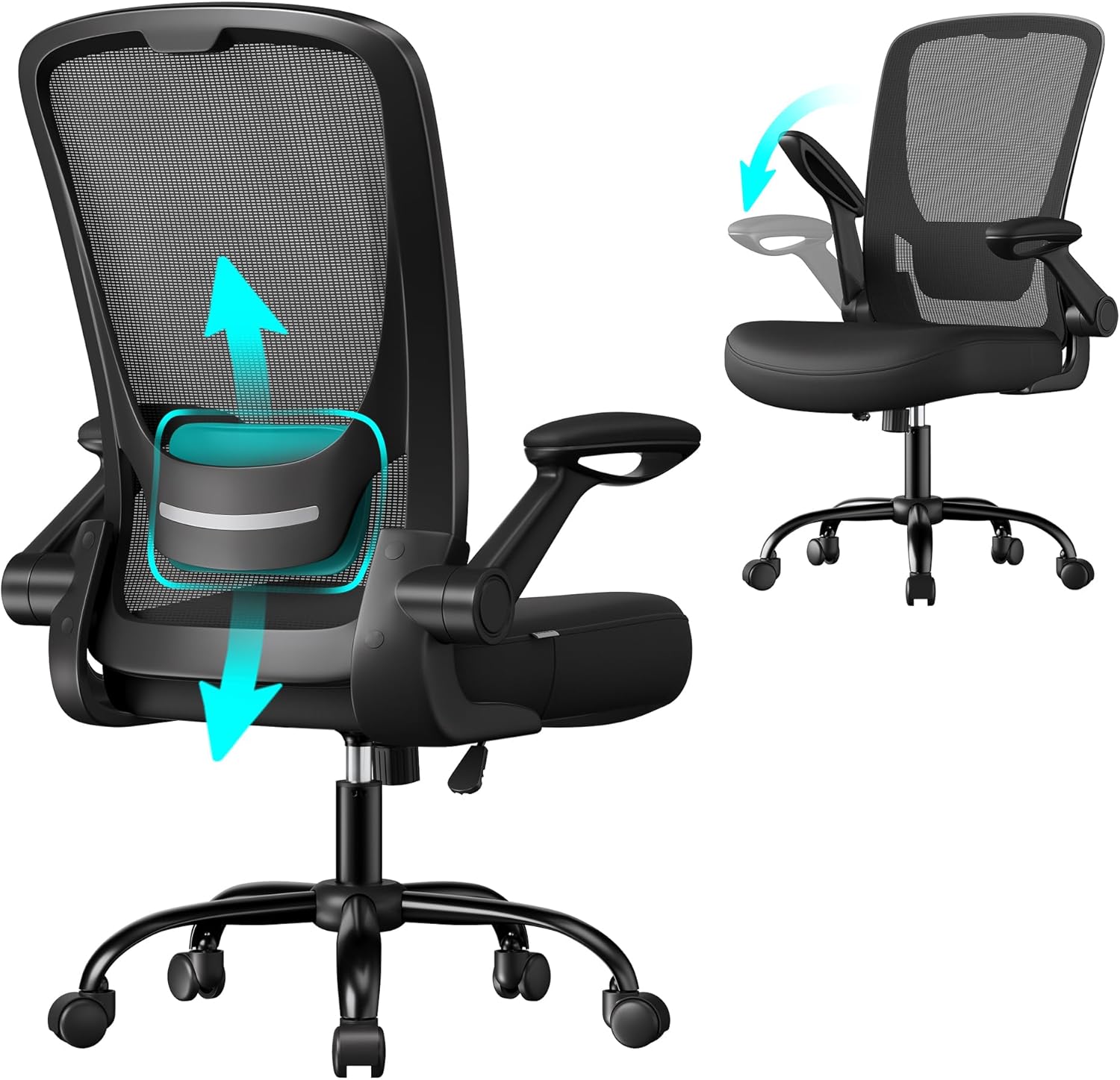 SONGMICS silla ergonómica con mecanismo basculante
