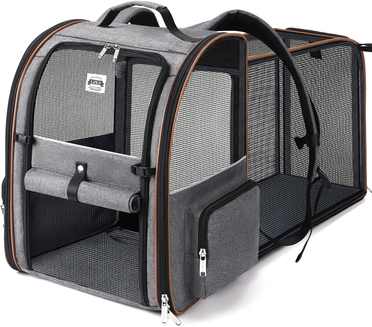 Lekespring - transportín extensible con 4 entradas