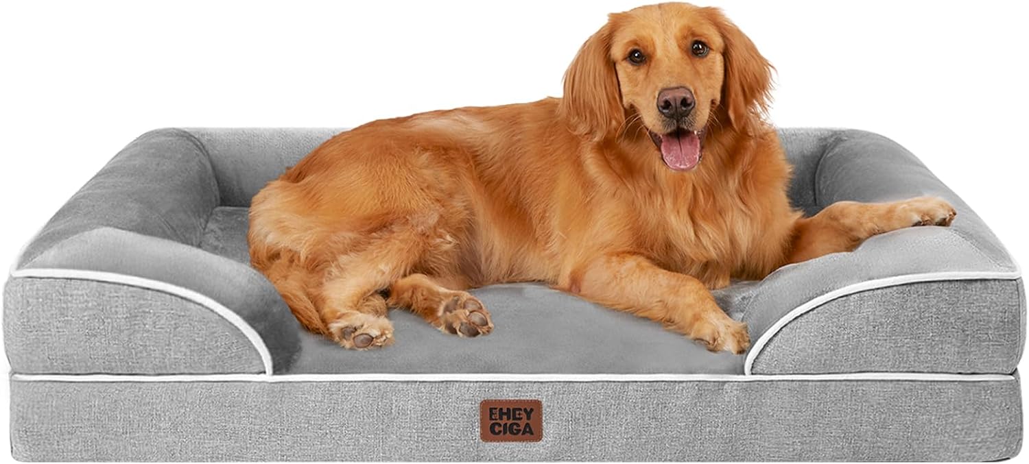 EHEYCIGA - cama ortopédica para perro grande impermeable
