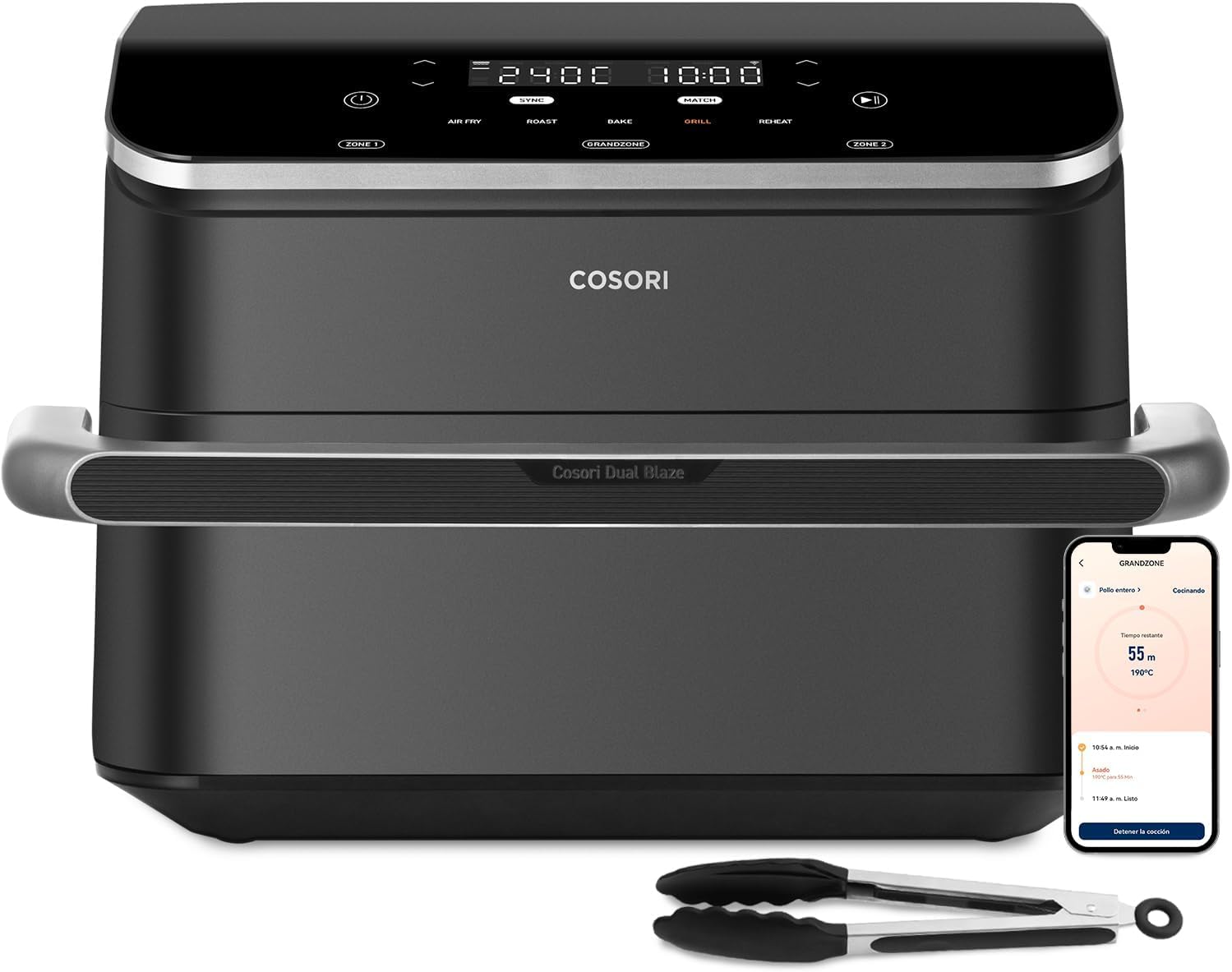 Cosori - Cosori Dual Blaze Twinfry 10L, doble resistencia, multicocin